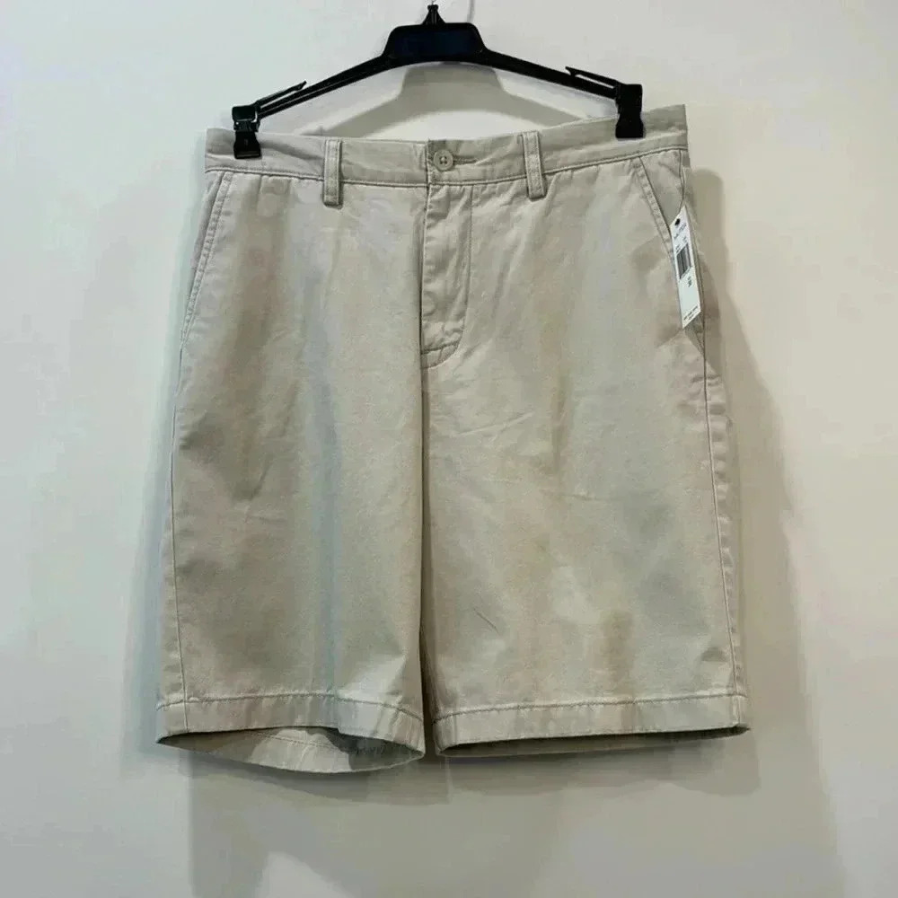 Nautica Men’s Khaki Deck Shorts 30x30 Brand New